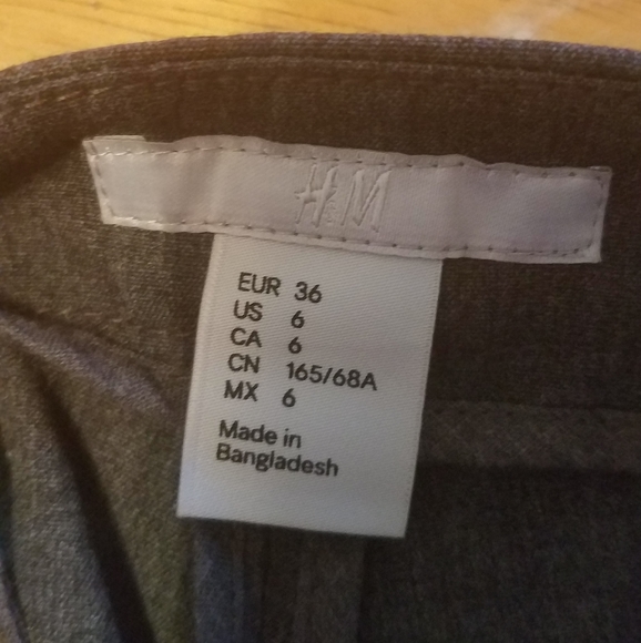 H&M size 6 gray Dress Pants - Picture 4 of 5
